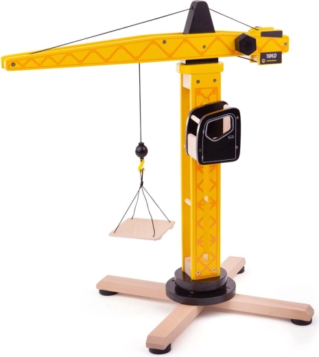 Grue de chantier en bois Tidlo pour enfants