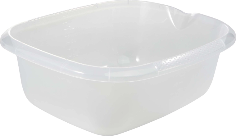Bol rond transparent avec bec verseur 38 × 32 × 14 cm