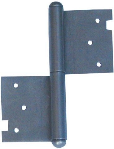 Paumelle de porte 120 mm droite galvanisée (10 pcs)