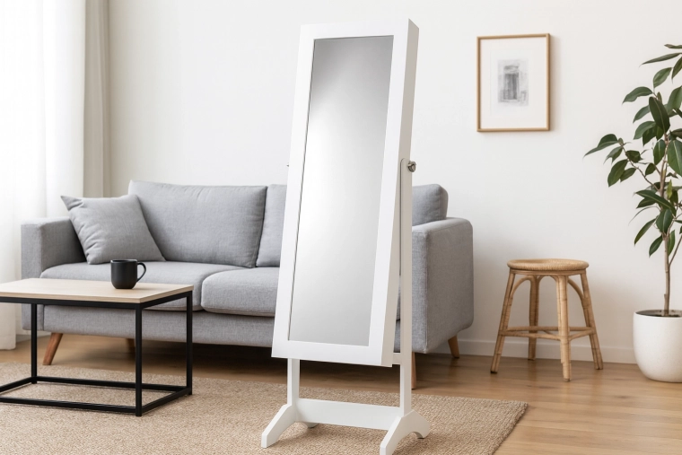 Miroir pleine longueur pour vérifier votre tenue