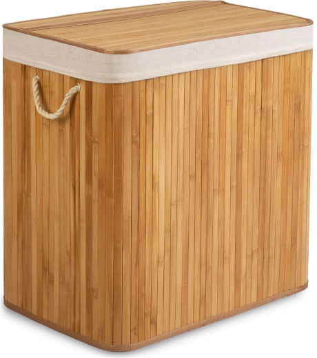 Bambou naturel résistant et poignées pratiques