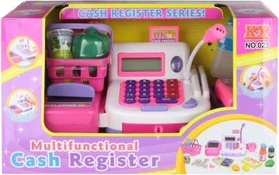 Caisse enregistreuse pour enfants avec tapis roulant et accessoires