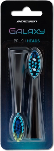 Têtes de rechange pour brosse à dents sonique Berdsen Galaxy, 2 pcs