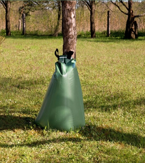 Sac d’arrosage 75 l en PVC, vert