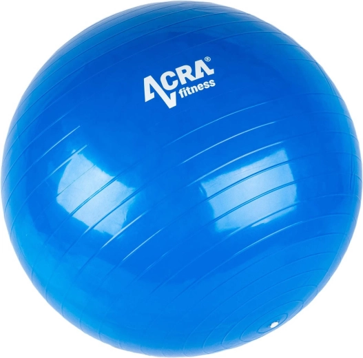 Ballon de gymnastique ACRA bleu 55 cm - 1 pièce