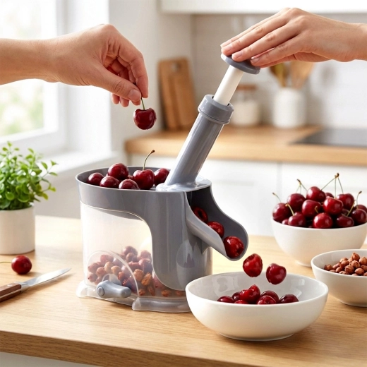 Dénoyautage rapide des cerises, griottes et olives