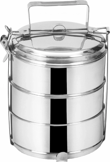 Ménagère inox à trois étages 3×1 l ORION