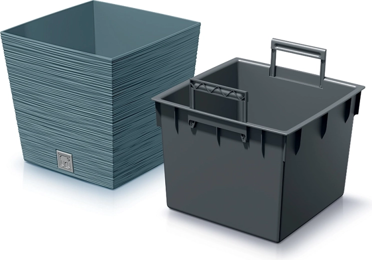 Insert avec poignées pour une manipulation confortable