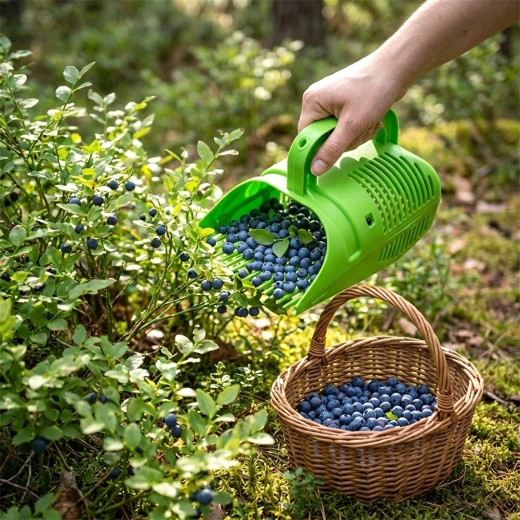Cueillette rapide et efficace des baies