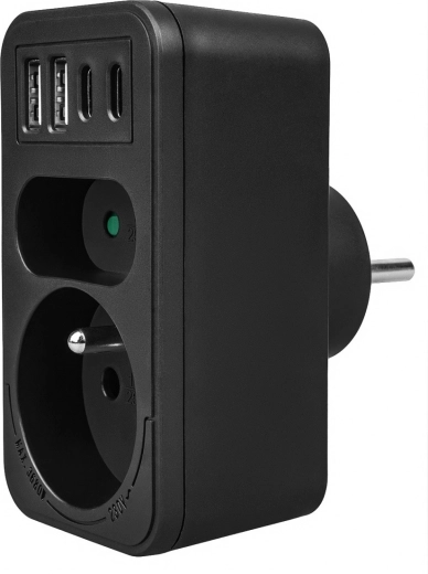 Jusqu’à quatre appareils via USB en même temps