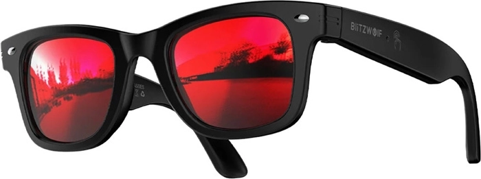 Lunettes intelligentes BlitzWolf BW-AG1 avec IA et verres rouges