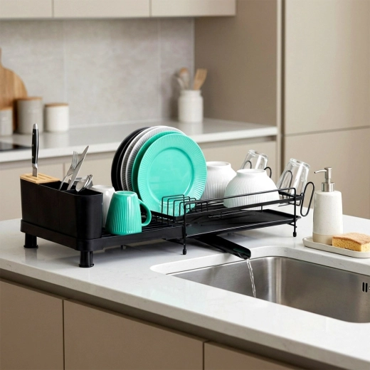 Évacuation intelligente de l’eau avec bec vers l’évier