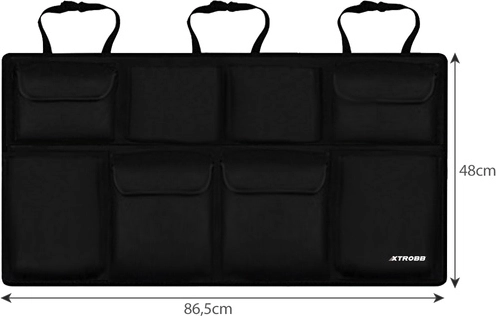 8 poches pour une vue d’ensemble maximale