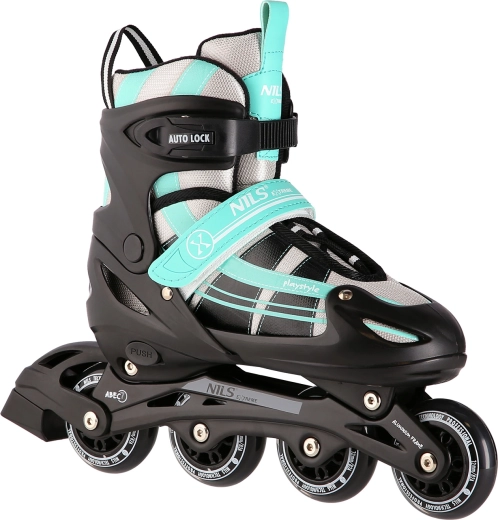 Patins 2en1 NILS Extreme NH18366A noir-vert – L (39-42)
