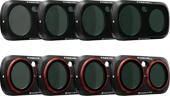 Freewell kit de filtres All Day pour Insta360 Luna Ultra (8 pcs)