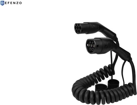 Defenzo Spiro AC22 câble de recharge spiralé Type 2 10 m