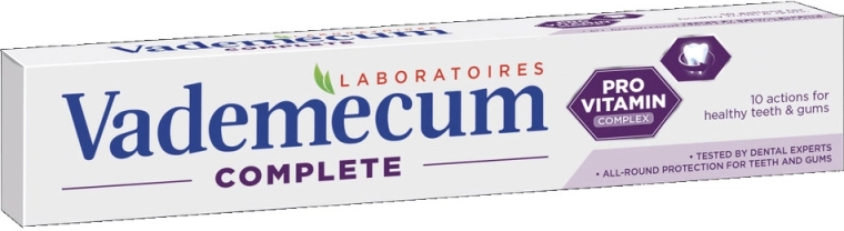 Vademecum ProLine Complete dentifrice pour dents et gencives 75 ml