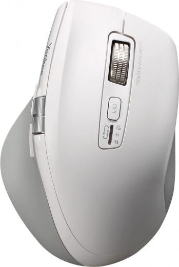 Souris sans fil ergonomique avec batterie rechargeable et double Bluetooth + 2,4 GHz Flying Scroll