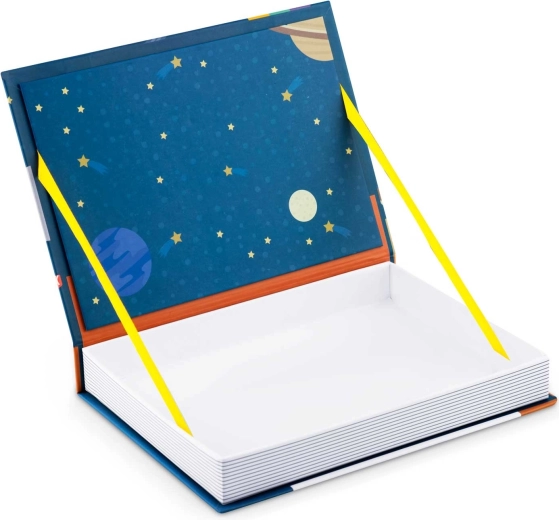 Boîte rigide en forme de livre – tout bien rangé au même endroit