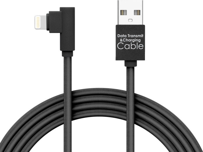 Câble de données Lightning 2 m noir