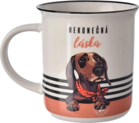 Mug en céramique Amour infini – chien 300 ml