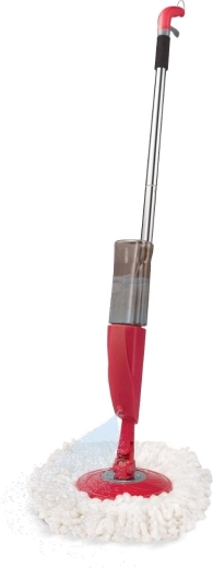 Serpillère ronde Lamart Spray Clean avec vaporisateur