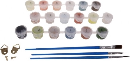Peintures numérotées pour peindre facilement les détails