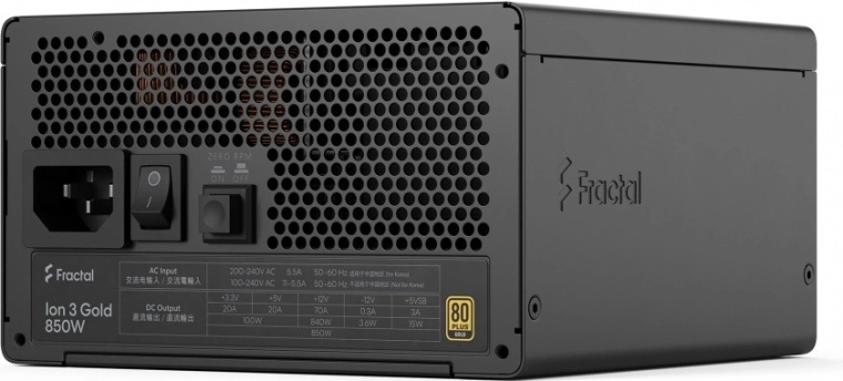 FDE Ion 3 Gold 850W bloc d’alimentation modulaire 80 Plus Gold