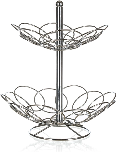 support de cuisine en fil LINEA 30 × 33 cm chromé