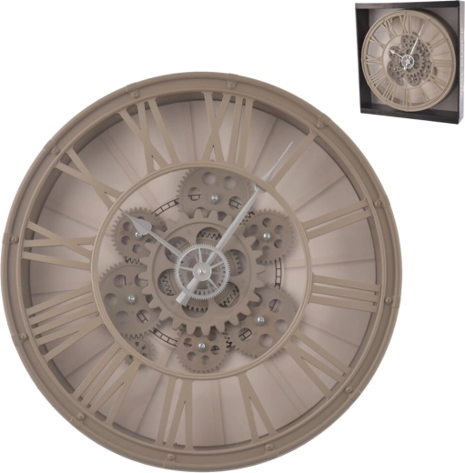 Horloge murale en plastique 39 cm
