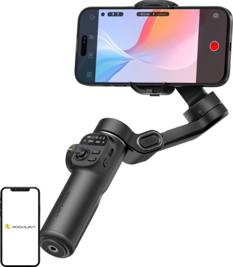 Stabilisateur standard AOCHUAN Smart X2 pour smartphone noir