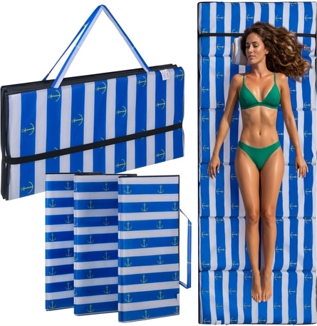 1 cm de mousse pour le confort même sur plage caillouteuse