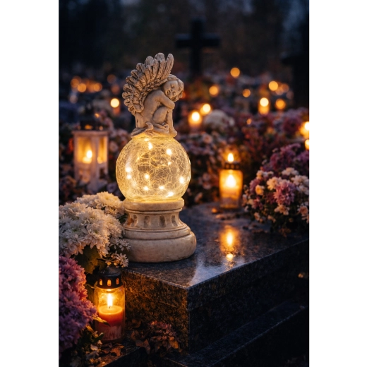 Un ange comme décoration extérieure élégante