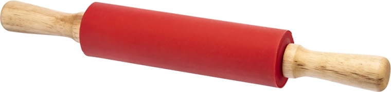 Rouleau à pâte en silicone 37 cm rouge