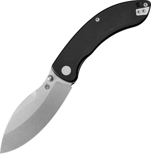 Petrified Fish Zonda couteau de poche 9,5 cm, stonewash, G10 noir