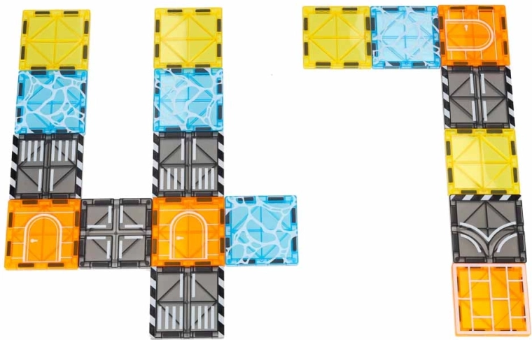 Pièces magnétiques pour un assemblage facile et des constructions 3D