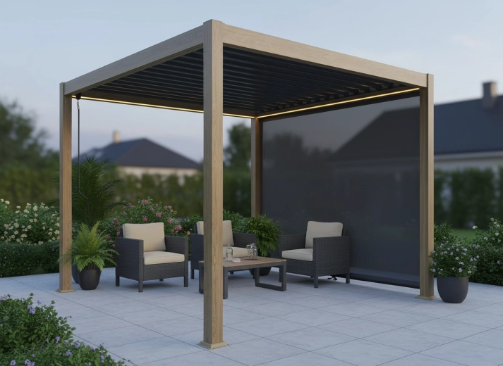 Complément parfait pour les pergolas modernes