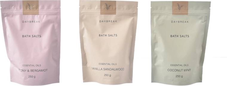 Sel de bain 250 g – 3 variantes