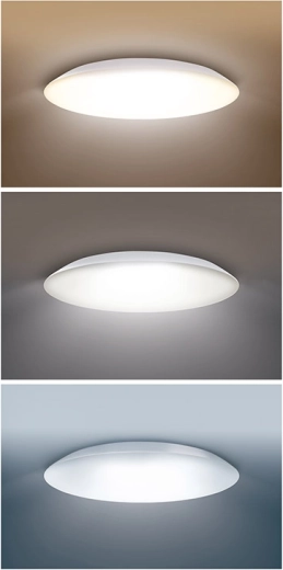 Choix de la couleur de la lumière grâce au commutateur 3CCT