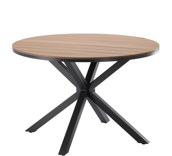 Design moderne et forme ronde pour des repas conviviaux