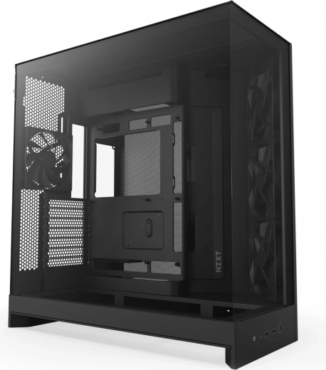 NZXT H9 Flow boîtier midi tower avec fenêtre noir