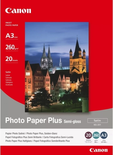 Papier Canon SG-201 semi-brillant Photo Paper Plus A3