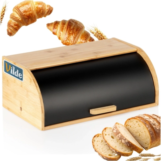 Bambou et noir mat pour une cuisine moderne