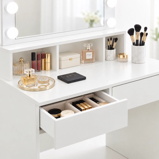 Espace de rangement bien organisé