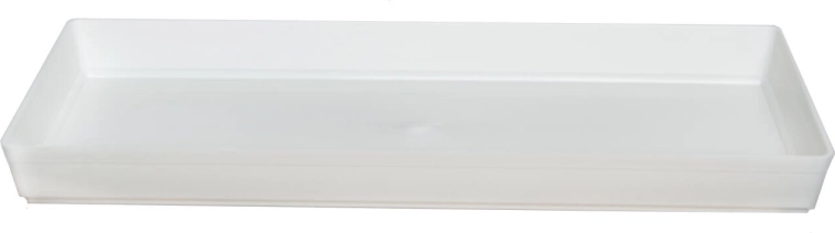 Soucoupe pour jardinière 50 cm blanc en plastique