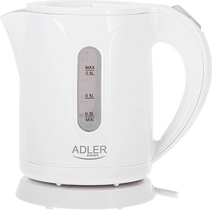 Bouilloire électrique 0,8 l AD 1371w blanche