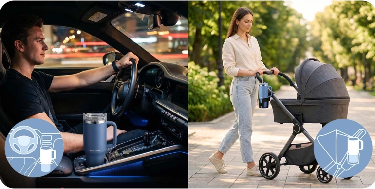 Pour les déplacements, le travail et la voiture