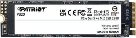 Disque SSD 512 Go PATRIOT P320 PCIe M.2 NVMe Gen3 x4