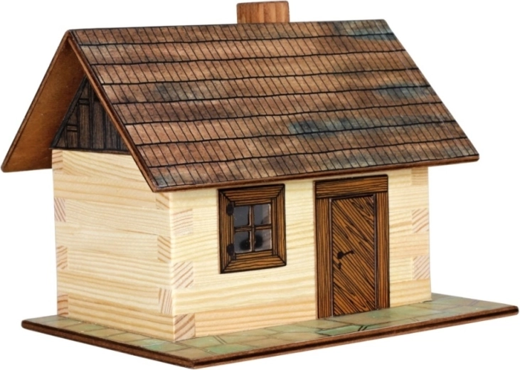 Walachia maquette en bois à assembler et à coller, chalet en rondins