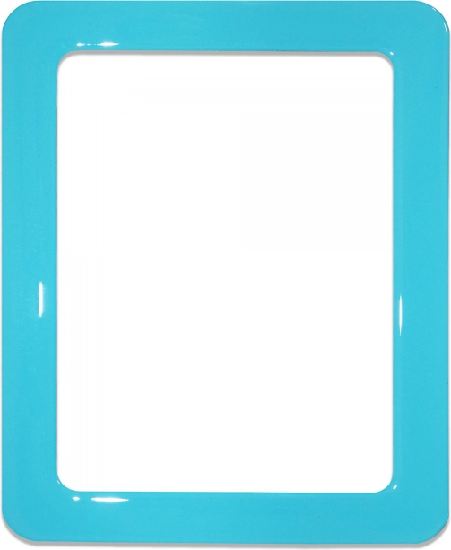 Cadre magnétique autocollant 12,3 × 8,1 cm – Bleu clair 19 × 23,8 cm